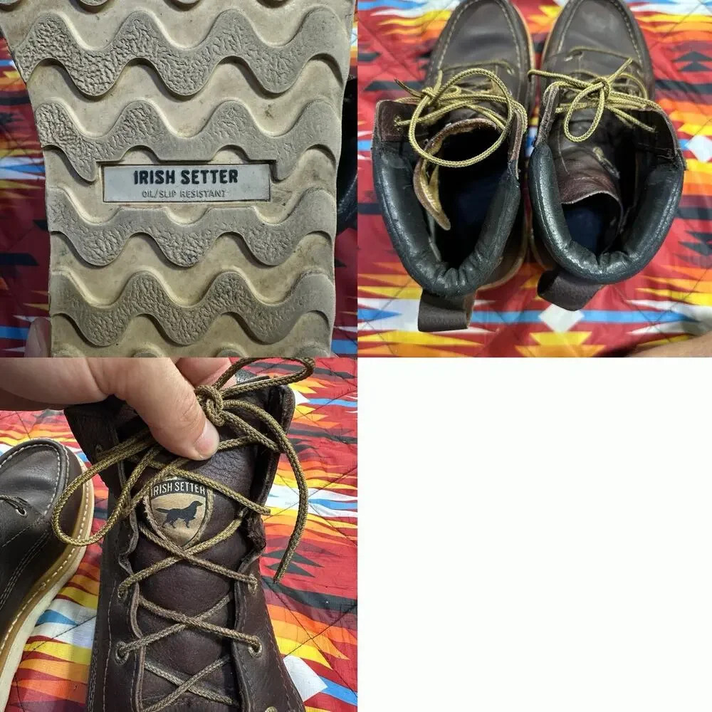 Irish Setter Ashby 6-inch Leather Soft Toe Brown Boots 83605 Men’s Size 11.5 EE